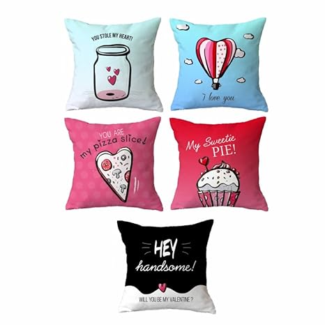 Buy Yaya Cafe Couple Valentine Gifts I Love You Love Throw Cushion