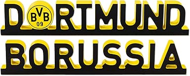 Borussia Dortmund Bvb Dekoschriftzug Amazon De Bekleidung