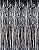 Langxun 3 ft x 8 ft Black Foil Fringe Curtains | Photo Booth Background for Party, Prom, Birthday, Wedding, Event Decorations ( 2 Pack ) (BLACK)