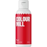 Colour Mill Oil-Based Food Coloring, 100 Milliliters Christmas Red
