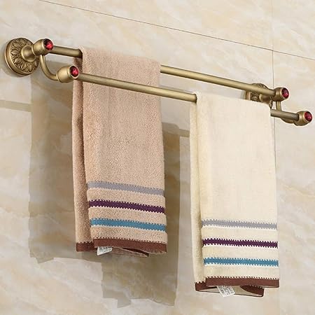 PIVFEDQX Toalleros Cobre Barra De Toalla De Cobre Antiguo ...