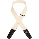 Lock-It Straps LIS 049C2-NAT/BRN Guitar Strap - Natural
