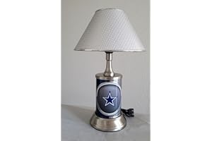 HBGP Table Lamp with Shade, Plate Rolled into The lamp Body, DC, Dallas (Cow)