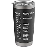 P-Value PHD Statistics Statistician Data Analyst Geek Gift Stainless Steel Insulated Tumbler