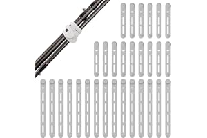 OJYDOIIIY Silicone Fishing Rod Ties Straps (30/50 Pack) – Lightweight, Durable, Reusable Rubber Bands Belts for Pole Storage