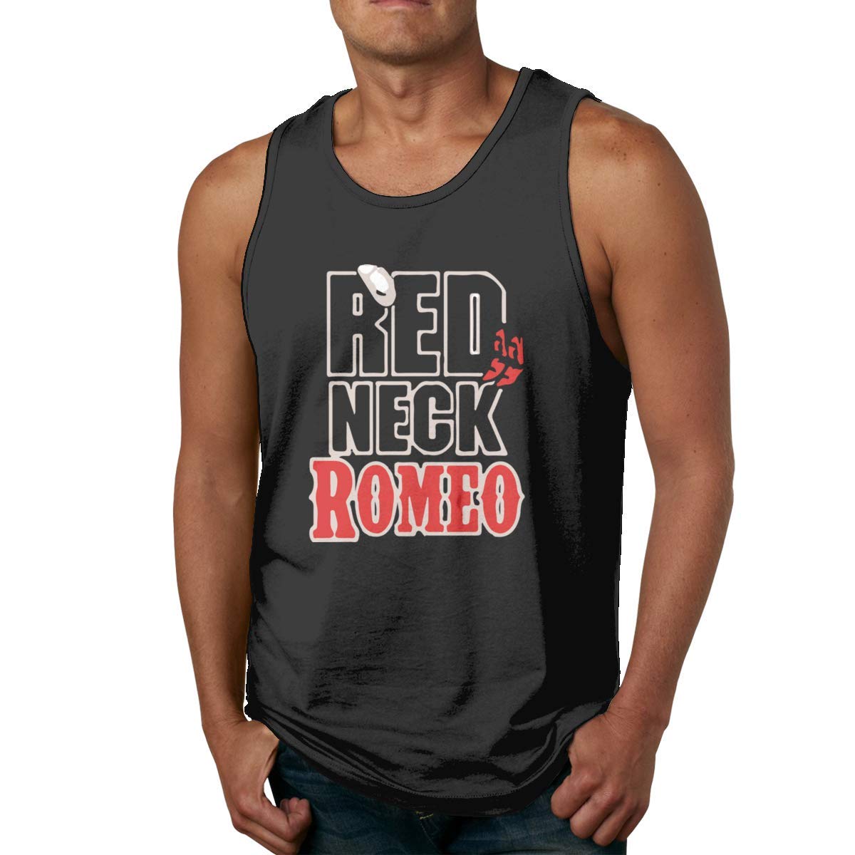 Macwe Redneck Romeo S Workout Sleeveless Tank Top Summer Sport T Shirts
