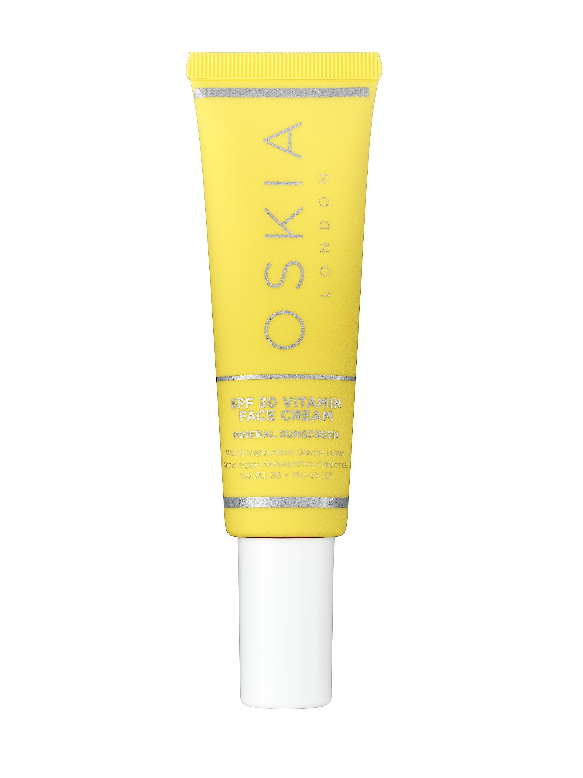 OSKIA SPF 30 Vitamin Face Cream – 100% Mineral SPF for Broad Spectrum Protection Against UVA & UVB, Marine Friendly