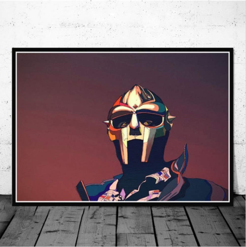 Canvas Painting Poster Prints Madvillain Mf Doom Madlib Hip Hop Rap Music Album Star Art Wall Pictures Home Decor 50 70cm No Frame Amazon Co Uk Kitchen Home
