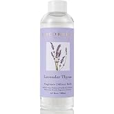COCORR&Iacute;NA Reed Diffuser Refill- Lavender Thyme 6.7 oz. Reed Diffuser Oil Refill Home Fragrance for Bedroom, Bathroom Home Decor