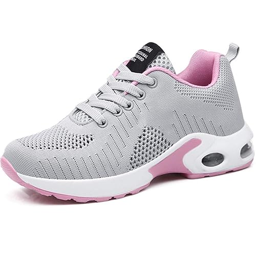 Zapatillas Deportivas de Mujer Air Cordones Zapatos de Ligero Running Fitness Zapatillas de para Correr Antideslizantes Amortiguación Sneakers: Amazon.es: Zapatos y complementos
