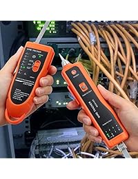 kamtop probador de red XQ 350 de mano Cable Tracer con auriculares alta sensibilidad Cable de teléfono probador Rastreador de cables para LAN Ethernet BNC RJ45 RJ11