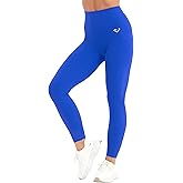 PaletteFit No Front Seam Workout Leggings for Women, High Waisted Yoga Pants 7/8 Length Leggings with Hidden Pocket