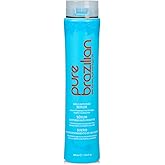 Pure Brazilian Anti-Frizz Daily Leave-In Serum, Strengthening Hair Treatment to Fortify & Protect from Heat & UVA/UVB, 13.5 Ounce (400 Milliliter)