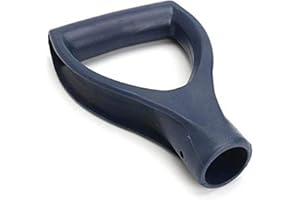 Bonlting 34mm Plastic D-Grip Shovel Handle Replacement Garden Spade Fork Snow Shovel Garden Handle Digging Tools