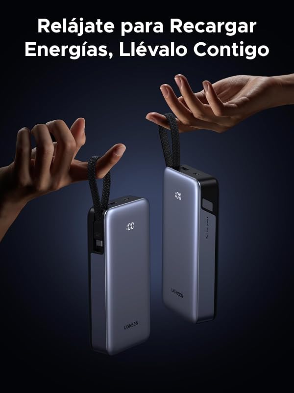 Nexode 45W Power Bank 20000mAh Batería Externa Portátil Carga Rápida — foto 6 de 8