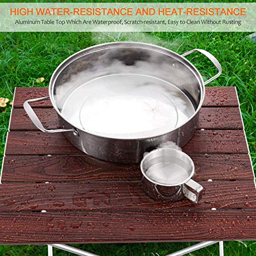 Camping Folding Table, Ledeak Portable Lightweight Foldable Compact