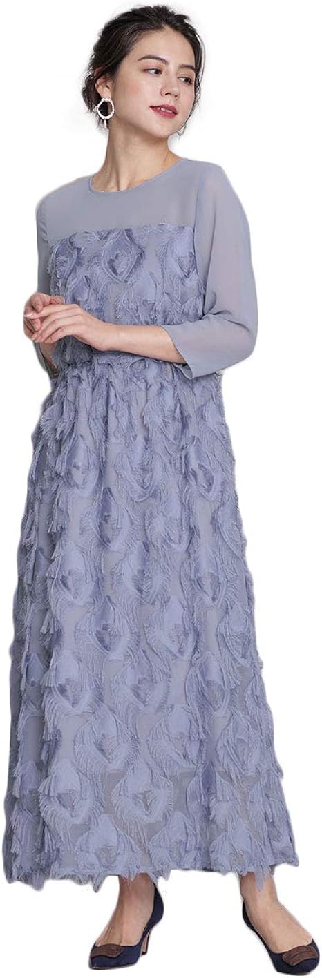 Amazon ナノユニバース Troisieme Chaco トロワズィエムチャコ ドレス Cut Jacquard レディース 38 グレー ワンピース チュニック 通販