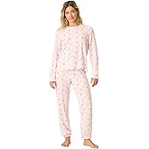 PJ Salvage Women's [Amazon Exclusive] Brushed Thermal Jogger 2-piece Pj Set