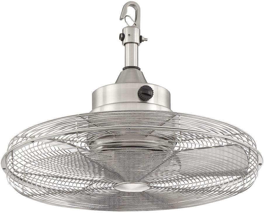 Calthorpe 20 in. Portable Brushed Nickel Ceiling Fan - - Amazon.com