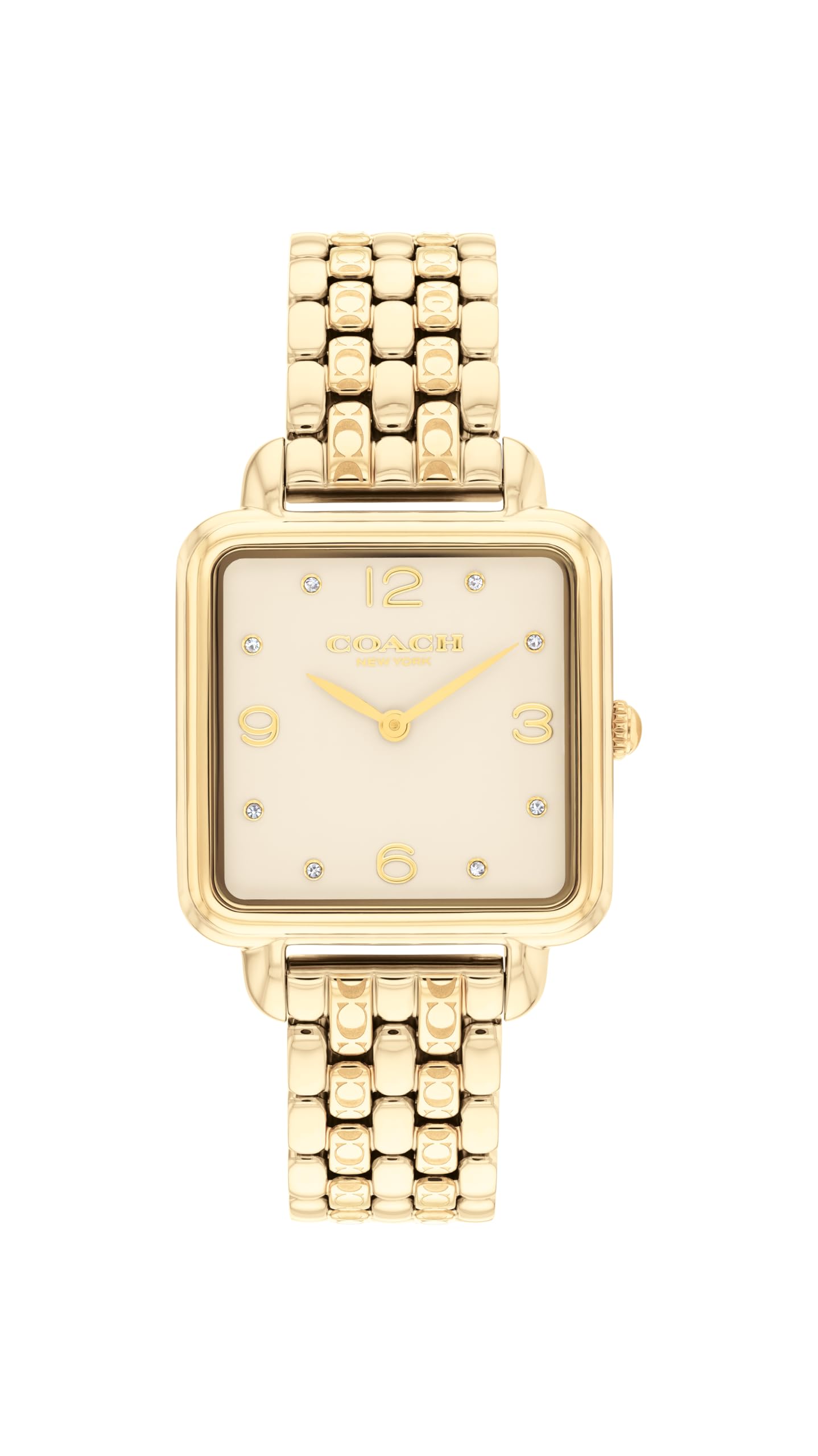 Photo 1 of Coach Cass Women's 2H Quartz Watch - 28mm Square Stainless Steel Bracelet - Premium Fashion Timepiece - Gift for Her