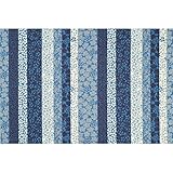 FUROSHIKI- Japanese Traditional Wrapping Cloth (Kyoto-stripe: Black/Pink)