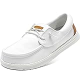 STQ White Slip On Sneakers for Women Business