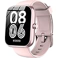 SENBONO Smart Watch with Alexa & Bluetooth Calls, 1.83" HD Fitness Tracker for Men Women, IP68 Waterproof, 120+ Workout Modes, 24/7 Heart Rate/Sleep Tracking, iOS Android Compatible (Pink)
