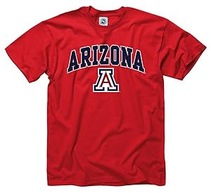 Campus Colors NCAA Adult Arch & Logo Soft Style Gameday T-Shirt