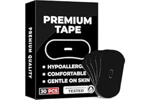 ZXNZX Comfort Tape (30 Pack) - Hypoallergenic Tape for Sensitive Skin, Painless Removal, Breathable Comfortable to Exercise