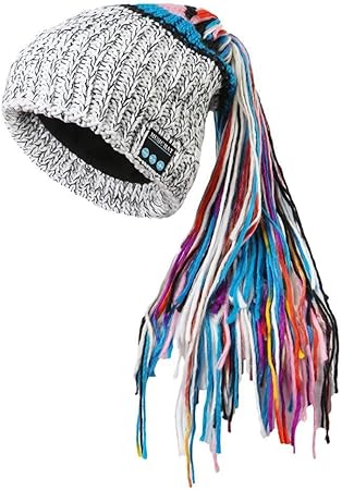 Amazon Com Lbafs Women S Bluetooth Headset Music Beanie Hat