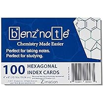 Amazon.com : BENZNOTE Index Cards, for Organic and Bio