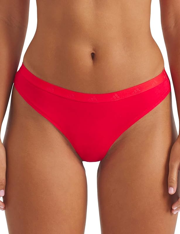 Damen Low Rise Thong (3PACK), Sport Active Essentials Cotton, String