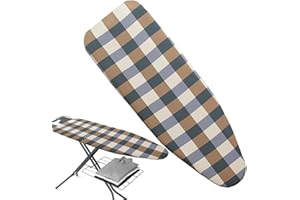 Ironing Board Cover and Pad | Thick Padding Iron Cover for Ironing Board | Iron Board Replacement Cover for Non Stick Scorch 