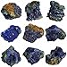 Rockcloud Natural Raw Blue Azurite Mineral Healing Crystal Irregular Home Decoration Gemstone Specimen Large