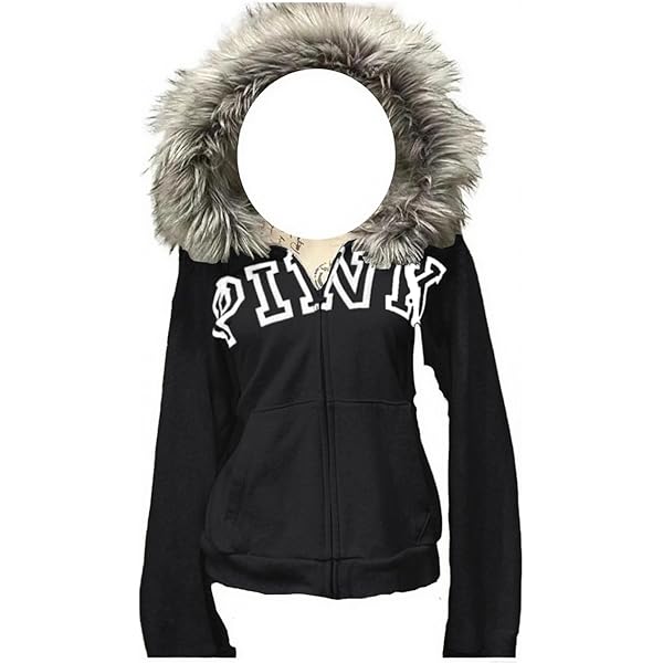 Amazon.com: KFVIM Y2k Zip up Hoodie Fur Graphic Jacket Emo Goth