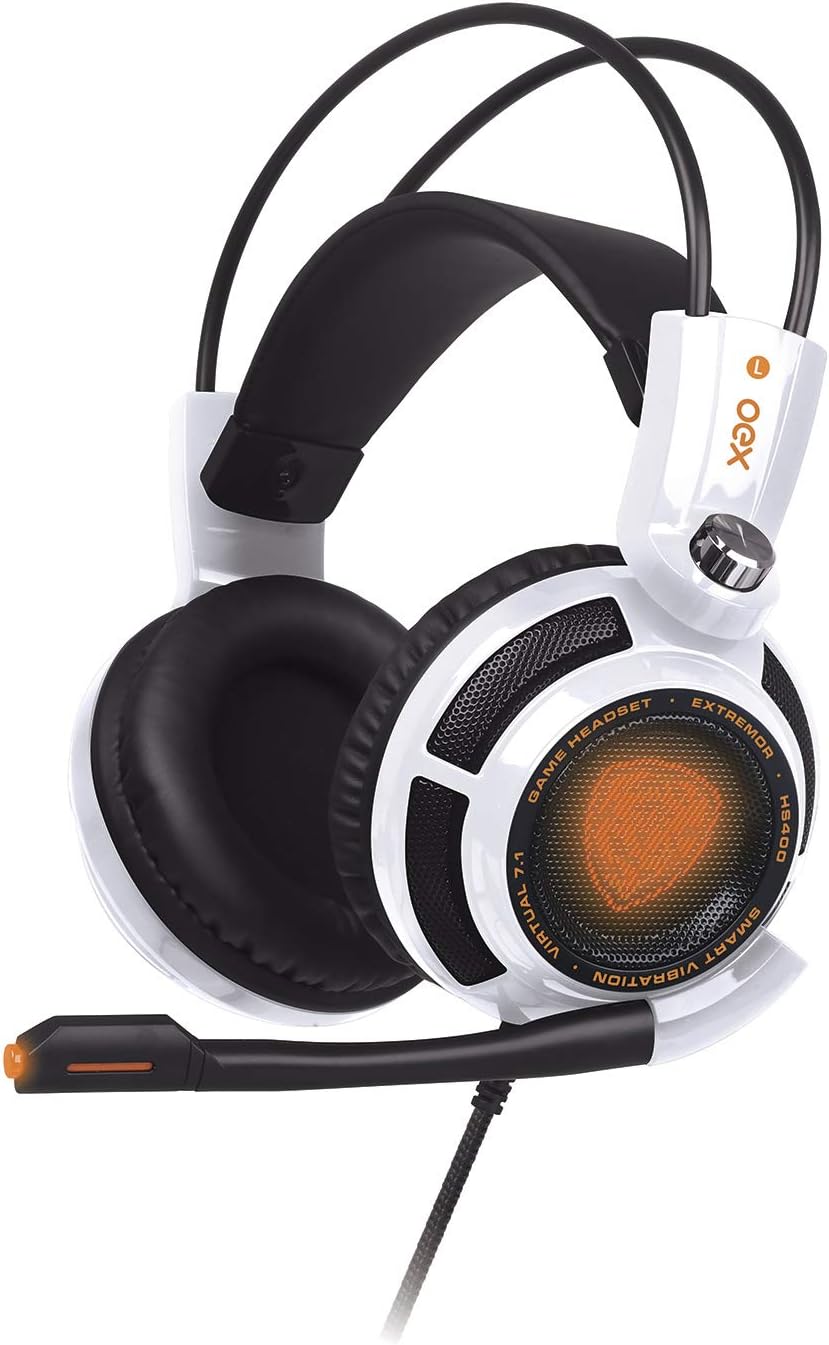 Headset Oex Hs400 Gamer Extremor Usb Branco por OEX