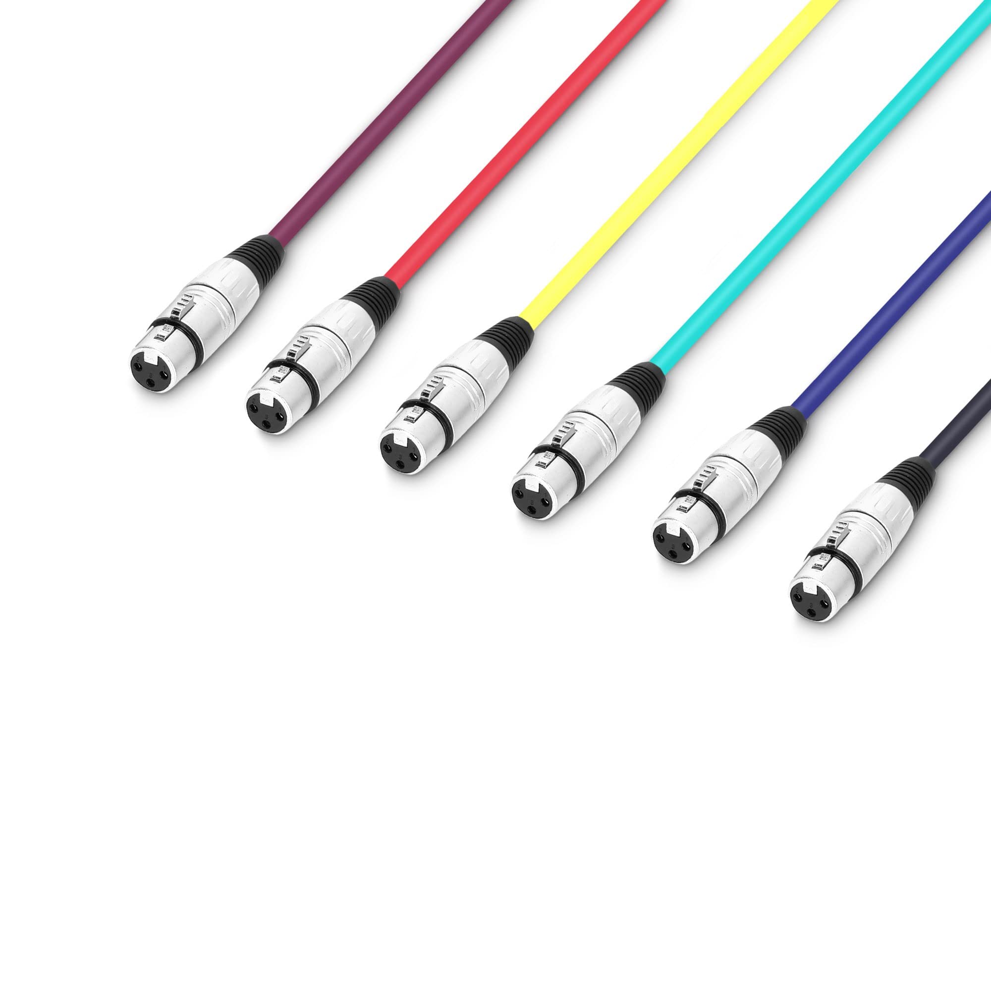 Adam Hall Cables 3 STAR MMF 0050 SET Microphone Cable set Adam Hall XLR female x XLR male | 0.5 m