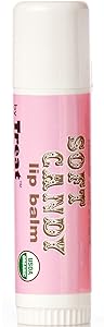 Treat Jumbo Organic Lip Balm, Soft Candy Vanilla Buttercream, Cruelty Free .50 Ounces