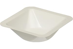 HEATHROW SCIENTIFIC Heathrow HS1420B Standard Weighing Boats, Medium, White (Pack of 500)