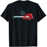 Volkswagen Golf GTI History T-Shirt, Men, Black, 3X-Large