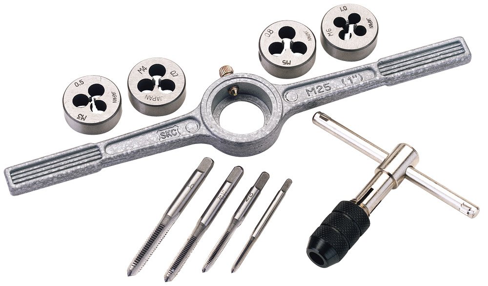 Draper 79201 10-Piece Metric Tap and Die Set