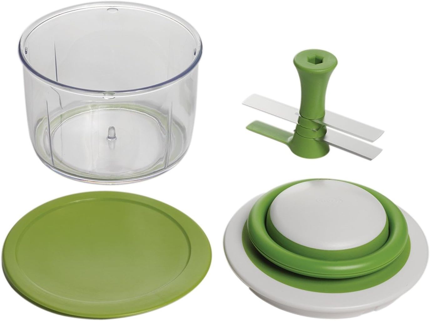 Chef'n VeggiChop Hand-Powered Food Chopper (Arugula): Home & Kitchen