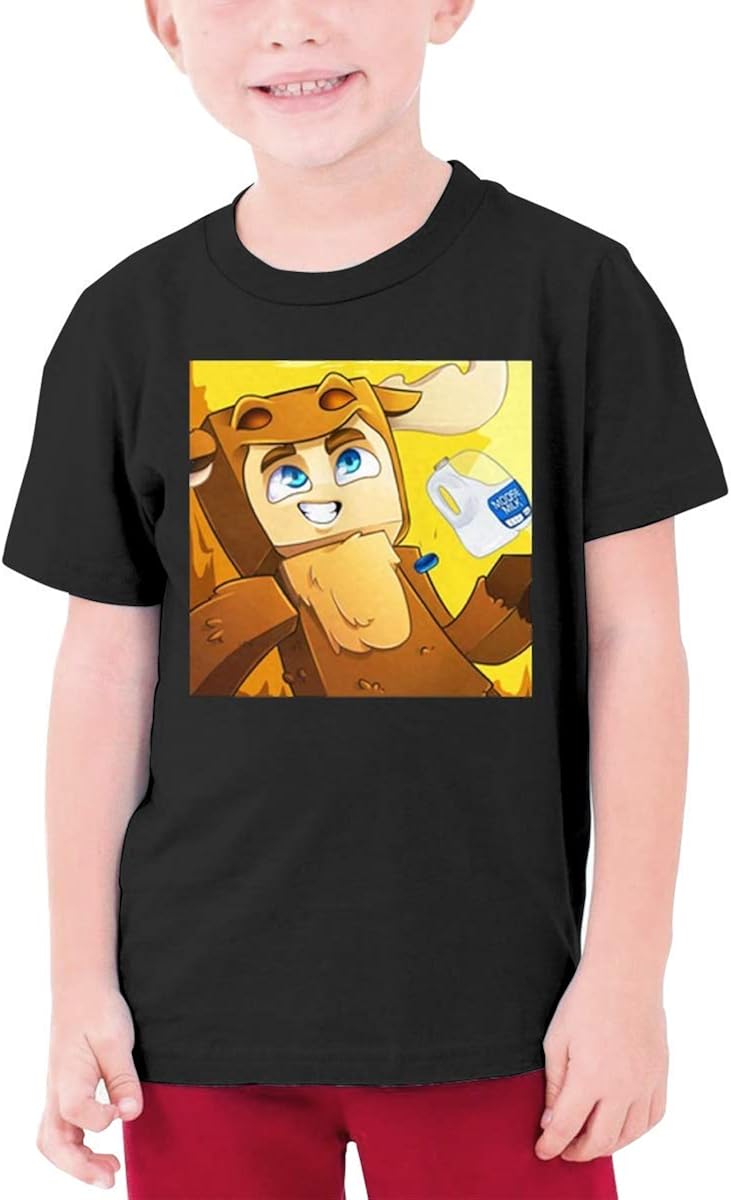 ronaldamaurer moosecraft merch young teenager classic cool tee fashion boys sporting t shirt - roblox moosecraft merch