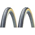 Kenda K35 Gumwall Sidewall 27 x 1-1/4 Road Bicycle Tires Wire Bead, Pair (2 Tires)