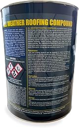 NJL Bitumen Roof Coating Compound 5L Black All Weather Waterproof Protection view 3