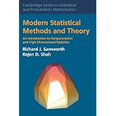 Modern Statistical Methods and Theory: An Introduction to Nonparametric and High-Dimensional Statistics (Cambridge Series in Statistical and Probabilistic Mathematics, Series Number 60)