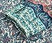 BAISHENGGT Women's Tied V-Neck Ethnic Printed Casual Mini Dress Small Blue Floral