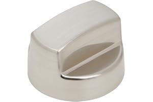 Reyhoar 811195 Wolf Hood Knob Replacement KIP 5D44, Wolf Range Parts, Exhaust Ventilation Hood Knobs 805328 5D44 B002MFNQ34, Fit 56 Models for Sub-Zero Wolf, Silver (1) (1 Pack)