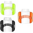 3PCS High Visibility Bright Neon Badge Arm Card Holders Armband ID Card Badge Pouch with Adjustable Elastic Reflective Name Tag Clip Arm Wrist