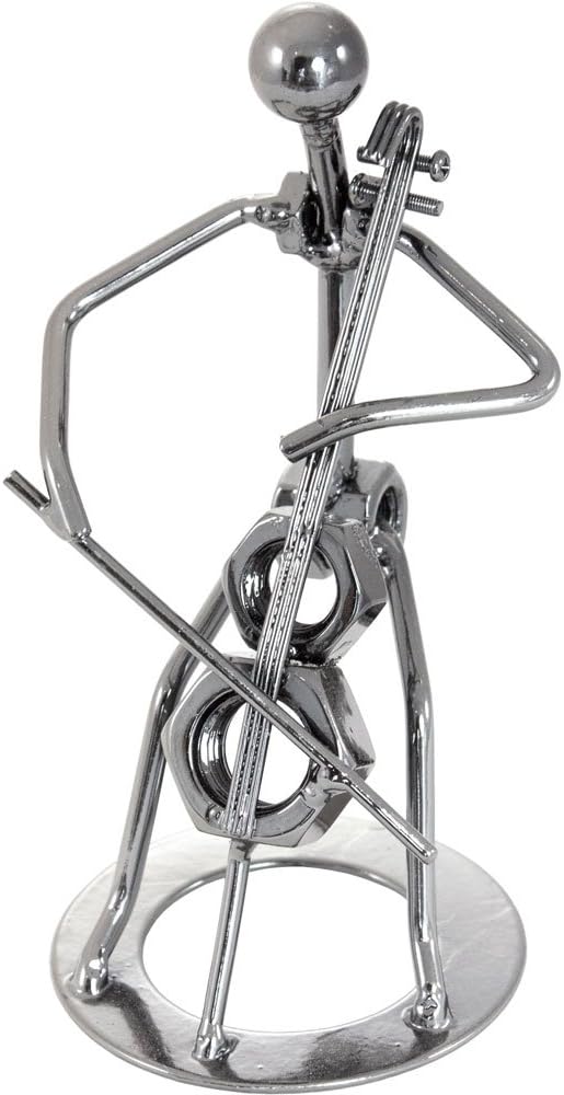 Nuts & bolts iron man figurine - cellist